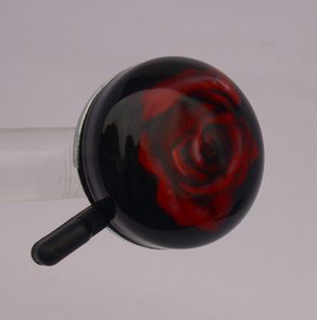 Fahrradklingel Rote Rose